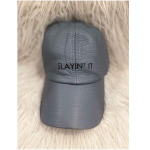 Blue Grayish Tone Cap